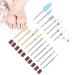 Professional Nail Sander Tip Set - 19pcs Nail Art Drill & 10pcs Sanding Bands for Manicure | International Shipping Available - Buy Online on GoSupps.com