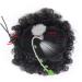 High Puff Afro Ponytail - Synthetic Curly Kinky Hair Bun | Kanekalon Fiber Clip-In Extensions - Buy Online on GoSupps.com