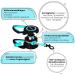 FIRSTPAW 5m Extendable Dog Leash for Small & Medium Dogs (Up to 20kg) - Ergonomic Handle Reflective Stripes Stop Button - Blue - Buy Online on GoSupps.com