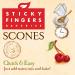 English Scone Mix Tart Cherries by Sticky Fingers Bakeries Easy to Make English Scones Fresh Baked Makes 12 Scones (2pk) 1 Pound (Pack of 2) - Buy Online on GoSupps.com