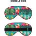 Tropical Cocktails Print Double-Sided Eye Mask | Soft Light Blocker for Better Sleep Quality - International Shipping Available - Buy Online on GoSupps.com