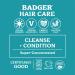 Badger Shampoo Bar - Jojoba & Baobab 3 oz | Natural Hair Care for All Hair Types - Buy Online on GoSupps.com