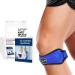 Patella tendon bandage / knee bands and manual adjustable bandage women / men - knee supports for meniscus patella tendonitis tendonal knee blue single pack 1 blue designed by doctors