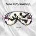 Buy Taekwondo Design Soft Sleep Eye Mask | Breathable Female Eye Patch for Travel & Relaxation - Buy Online on GoSupps.com
