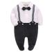 famuka Baby Boy Suit Baptism Wedding Party Baby Clothes White 12-18 Months