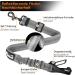 Eyin 3-in-1 Dog Seat Belt | Reflective Elastic Nylon | Universal Fit for All Dog Breeds & Car Seats | 70cm Gray - Buy Online on GoSupps.com