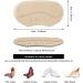 Heel Pads Grips Liner Cushions Inserts - Prevent Heel Slip and Pain, Blister Relief - Improve Shoe Fit - 5mm (Beige+Black+Clear) - Buy Online on GoSupps.com