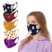 Yliquor 5pc Adult Halloween Mouth Mask for Protection Face and Nose Health Washable Earloop Mask Reusable Washable for Men Women Adults (5 PC M)