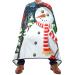 Waterproof Barber Cape -Cartoon Christmas Snowman Cheetah Haircut Bib for Men Unisex Hair Cutting Cape(8rp1a)
