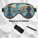 World Geography Map Print Sleep Mask - Double-Sided Eye Mask for Sound Sleep & Skin Care - Buy Online on GoSupps.com