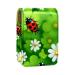 Travel Lipstick Organizer Case Lipstick Case Portable Makeup Bag With Mirror Flowers and Animal Daisies C134x6tcsl