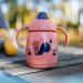Tommee Tippee Superstar Sippee Trainer Sippy Cup with INTELLIVALVE Leak-Proof Technology, BACSHIELD Antibacterial Protection - Pink (6m+ 300ml) - Buy Online on GoSupps.com