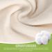 Organic Cotton Flannel for Castor Oil - 4PCs 16x7in Reusable Soft Absorbing Fabric for Belly Liver & Joint Therapy - Buy Online on GoSupps.com