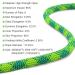 XBEN 10.5mm UIAA Dynamic Climbing Rope - 20M (65ft) Green Nylon Kernmantle Rope - Buy Online on GoSupps.com