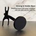Favali Razor Plane Stand - Dark Chrome Shaving Brush Holder for Safety Cartridge & Disposable Razors - Shaving Rack Bracket - Buy Online on GoSupps.com