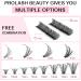 280 Pcs 40D-C-0.07-16 Wispy Cluster Lashes | C D Curl Bottom Lashes | DIY At-Home Lash Extension Kit - 16mm - Buy Online on GoSupps.com