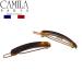 Camila Paris CP2863/2 French Hair Clips for Women & Girls - Pack of 2 Tortoiseshell Side Slide-in Barrette Clips - Strong Hold, No Slip Grip, Fashionable & Durable - 1.25 Inch - Made in France - Buy Online on GoSupps.com