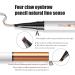 Eyebrow Pencil with 4 Fork Tip 3D Microblading Eyebrow Pencil Natural Makeup Fine Stroke Magic Eyebrow Pencil Microblading Eyebrow Pen Long-Lasting on All Day(Gray) - Buy Online on GoSupps.com