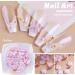3D Flower Nail Charms - Acrylic Charms with Gold/Silver Beads for Nail Art - 6 Boxes - Nail Accessories for Women/Girls - DIY Nail Design - Buy Online on GoSupps.com