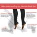 Buy Knee High Compression Stockings for Stress Relief & Improved Blood Circulation - L/XL Size | International Shipping Available - Buy Online on GoSupps.com