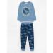 Artie Baby Boys 100% Cotton Pajamas Set | Kids Nightwear Footless Long Sleeve Pyjamas | 2-Piece Outfit for 12M-8Yrs | Comfortable Children's Sleepwear | Blue, 7-8 Years - Buy Online on GoSupps.com