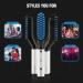 3-in-1 Beard Straightener Brush with Balm & Growth Oil | Perfect Gift for Men & Women - Buy Online on GoSupps.com