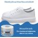 White Shoe Cleaning Cream Multipurpose Cleaning Cream with Sponge Eraser Multifunctional Stain Removal Cream No Need To Wash White Shoe Cleaner for Canvas Trainers Sneaker Leather - Buy Online on GoSupps.com