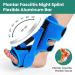 Plantar Fasciitis Relief Night Splint | Adjustable Brace for Heel Pain & Achilles Tendonitis - Welnove - Unisex - Blue - Buy Online on GoSupps.com