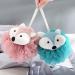 Bath Shower Ball Pack of 3 - Adhesive Fox Shape - 3 Colors - Family Use - Buy Online on GoSupps.com