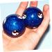 JECOMPRIS Asian Hand Meditation Bell & Baoding Balls - Jade-Ei Massage & Health Balls for Relaxation | Cloisonn Fitness MX2PCS Blue - Enhance Wellness & Stress Relief - Buy Online on GoSupps.com
