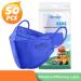 10/50/100Pcs Children's Face Shield Breathable 4-Layer Protective Face Cover with Elastic Earloop 50pcs-c One Size - Buy Online on GoSupps.com