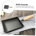 HOMSFOU 1Pc Square pan Heart Fried Pot Pancake Stove Poached Egg stovetop Griddle Pancake Cooking Pan Skillet pan for Steak Mini Pan Camping Frying pan Picnic Cookware Iron Non Stick Wok - Buy Online on GoSupps.com