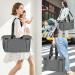 7-Piece Large Diaper Bag for Babies | Portable Diaper Pad Pacifier Pocket & Organizer | Multifunctional Hospital & Travel Bag - A2 Dark Gray - Buy Online on GoSupps.com