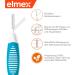 Elmex Interdental Brush Blue Size 3 (0.6mm) - 8 Pieces for Effective Cleaning of Medium Interdental Spaces - International Shipping Available - Buy Online on GoSupps.com