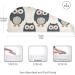 Funny Owl Hair Towel 2 Pack - Super Absorbent Quick Dry Hair Turbans for Women & Girls - Buy Online on GoSupps.com