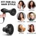 DIODUODA Travel Hair Dryer Diffuser Universal Collapsible Hair Dryer Diffuser Profession Blow Dryer Diffuser Attachment for Curly and Natural Wavy Hair Suitable for Nozzle 1.6 inches to 1.95 inches (Black) - Buy Online on GoSupps.com