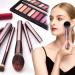 YUDICP Makeup Brush Set Professional 12-Piece Make Up Brushes Premium Synthetic Foundation Brush Face Powder Blush Concealers Eye Cosmetics Make Up Brush Kits With Grape Purple - Buy Online on GoSupps.com