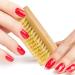 GREENTH PRO Bamboo Nail Brush 2PCS - Dual-Sided Wooden Sisal Scrub Brush for Toes and Nails Cleaning - Buy Online on GoSupps.com