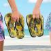 Buy Mnsruu Oil Painting Sunflower Flip Flop Sandals | Stylish Home Slippers for Men & Women - Perfect for Travel Spa & Relaxation - Buy Online on GoSupps.com