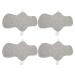 Cloth Panty Liners Water Absorption 4pcs Professional Women Panty Liners Eco Friendly for Women(L)