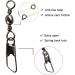 100pcs Fishing Barrel Swivel with Snap | High Strength Fishing Accessories in Black/Gold | #14 Solid Rings | Fishing Tackle Set - Buy Online on GoSupps.com