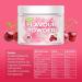 Premium Cherry Tasting Powder 200g - Vegan Gluten-Free Diabetic-Friendly - Only 7 kcal per Portion - Buy Online on GoSupps.com