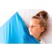Busy Blanket Sensory Bed Sheet for Kids | Alternative to Heavy Weighted Blankets | Stretchy Breathable Firm Pressure for Calming & Relaxing Sleep | (Double Powder Blue) Double Powder Blue