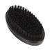 Beard brush beard brush for men beard care brush () beech wood firm bristles oval shape