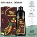 Natural Chestnut Brown Instant Hair Dye Shampoo for Men & Women - Long Lasting Color in 10-15 Minutes - Buy Online on GoSupps.com