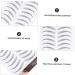  Angoily Angoily 36 Sheets Waterproof Eyebrow Stickers Hair-Like Eyebrow Stencils Eyebrow Transfer Stickers 3D Imitation Eyebrow Stickers - Buy Online on GoSupps.com