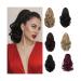 Ponytail Extensions Ponytail Hair Extensions Long Curly Wavy 12" Claw Clip Ponytail Fluffy Clip on Pony Tails Synthetic Hairpiece for Women for Women(G188-2)