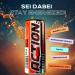 ACT!ON ACTION Energy Drink Regular 24 x 250 ml Disposable Tutti-Frutti Taste Cans 31.5 mg/100 ml Caffeine - For Better Caffeine Concentration - Buy Online on GoSupps.com
