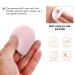 Buy 12PC Round Makeup Sponges - Dual-Use Air Pillow Powder Puffs for Liquid Foundation BB Cream & Concealer - Pink Blending Tool for Wet & Dry Use - Buy Online on GoSupps.com