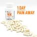 LEANFIT NEM Natural Eggshell Membrane 500mg 60 Tablets - For 1 Day Pain Away Take This - Clinically Proven to Reduce Joint Discomfort in Just 1 Day - Sugar-Free Gluten-Free - Buy Online on GoSupps.com